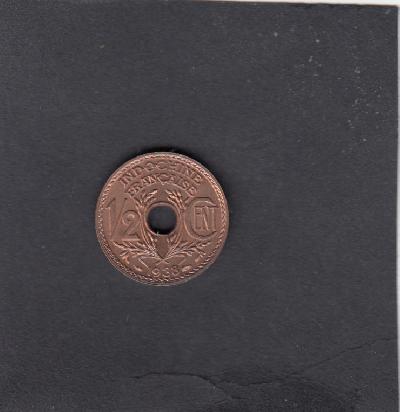 Beschrijving: 1/2 Cent  HOLE